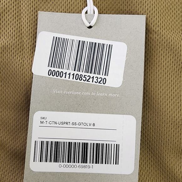 NEW EVERLANE Pique Sport Tee Shirt 2-Pack Navy Olive XL - Picture 7 of 8